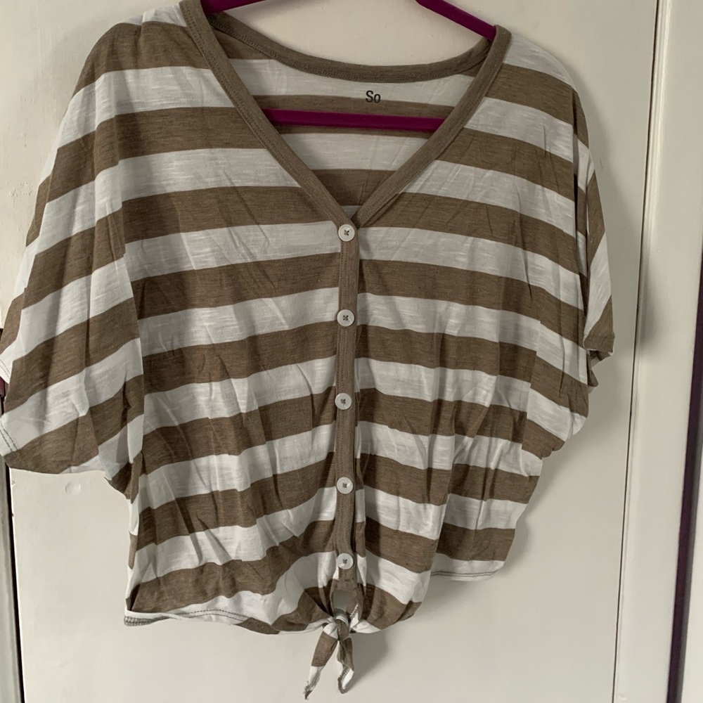 Striped Crop Top